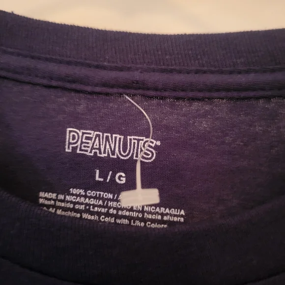 Peanuts Snoopy "Leader of the Flock" Graphic T-Shirt Large - Picture 3 of 5